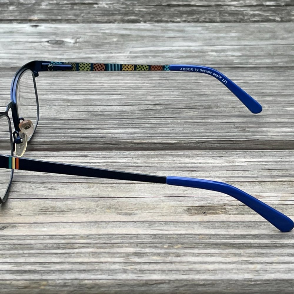 Arbor by Seventy one Eyeglasses BLUE Glasses 135 5 - Picture 11 of 12